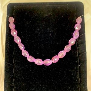 Amethyst chunky necklace